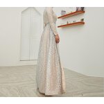 New Fashion Evening Dress Manufacturer - OEM/ODM 2018 Long Sleeve Backless Sparkling Luxury