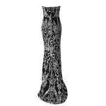 Sexy Sequins Dress Factory - OEM/ODM Sweetheart V Neck Embroidery Sequins Long Maxi Evening