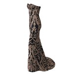 Sexy Sequins Dress Factory - OEM/ODM Sweetheart V Neck Embroidery Sequins Long Maxi Evening