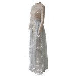 New Fashion Evening Dress Manufacturer - OEM/ODM 2018 Long Sleeve Backless Sparkling Luxury