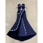 Women's Active Wear Factory - OEM/ODM NOVANCE Sexy Hallow Out Elegant Royal Blue Red Carpet