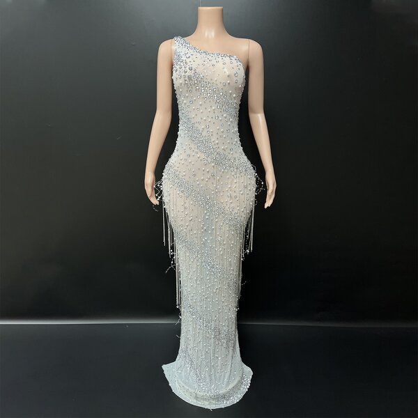 Plus Size Evening Dress Factory - OEM/ODM Novance Y5475 Trending Luxury One Shoulder Night Club