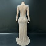 High Slit Prom Dress Factory - OEM/ODM Novance Y8 Sexy Luxury Fashionable Shining Rhinestone Long