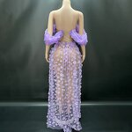 Custom Apparel Manufacturer - OEM/ODM Novance Y4327 Embroidered Flowers Goddess Temperament Sexy Ladies