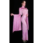 Plus Size New Arrivals Factory - OEM/ODM 2022 Satin Dressing Gown Sexy Crystal Lady Tassel