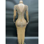 Factories for Sale Manufacturer - OEM/ODM NOVANC Sexy See Through Dazzling Laser Diamonds Long