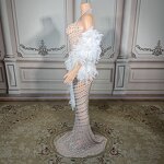 Plus Size Clubbing Dress Manufacturer - OEM/ODM Novance Y5224 With Crystals Chic Halter Evening Dresses