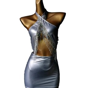 Cocktail Dress Factory - OEM/ODM Novance Shinny Crystal Tassel Modest Hot Sexy Short