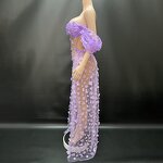 Custom Apparel Manufacturer - OEM/ODM Novance Y4327 Embroidered Flowers Goddess Temperament Sexy Ladies