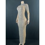 Maternity Clothes Factory - OEM/ODM Nocance Y2175 Plus Size Women's Shinny Crystal Mesh Baby Shower