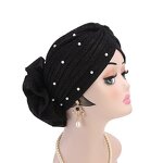 Turban Head Warp Supplier - 3D Flower Beaded Mesh Designer Headbands for Women