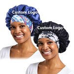 Bonnet Manufacturer - Customized Style Wholesale Two Pieces/Set Satin