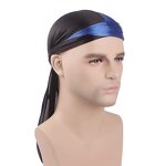 Du Rags Supplier - Color Blocking Two Pieces/Set Custom Logo Soild Silky