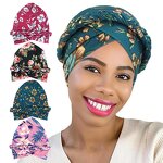 Head Wraps Factory - Hot Selling Printed Elastic Braid Ladies Turban Hat