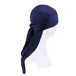 Durag Manufacturer - Custom Logo Bandana Thickness Silky Long Tail Polyester