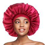 Sleeping Cap Manufacturer - 42 cm Large Size Satin Bonnets with Small Band