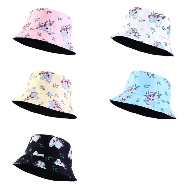 Bucket Hats Manufacturer - Wholesale Unisex Cartoon Patterns Printed Stock