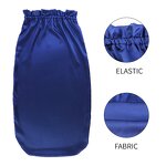 Satin Long Bonnet Supplier - Logo Custom Wide Elastic Band for Braids