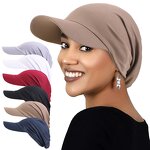 Bandana Hat Supplier - Unisex Plain Color Visor Pre Fitted Outdoor Sun