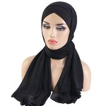 Muslim Headscarf Manufacturer - New Arrival Ethnic Solid Color Amira Hijab
