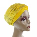 Turban Caps Manufacturer - Rhinestone Velvet African Wrap Headscarf Chemo