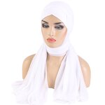 Muslim Headscarf Manufacturer - New Arrival Ethnic Solid Color Amira Hijab