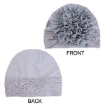 Women's Hat Supplier - New Fashion Solid-color Elastic Polyester with Flower