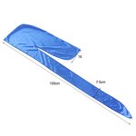 Durag Supplier - Thickened Custom Logo Bandana Silky Long Tail Solid