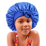 Satin Bonnet Manufacturer - for Kids Silk Bonnets with Tie Band Single Layer