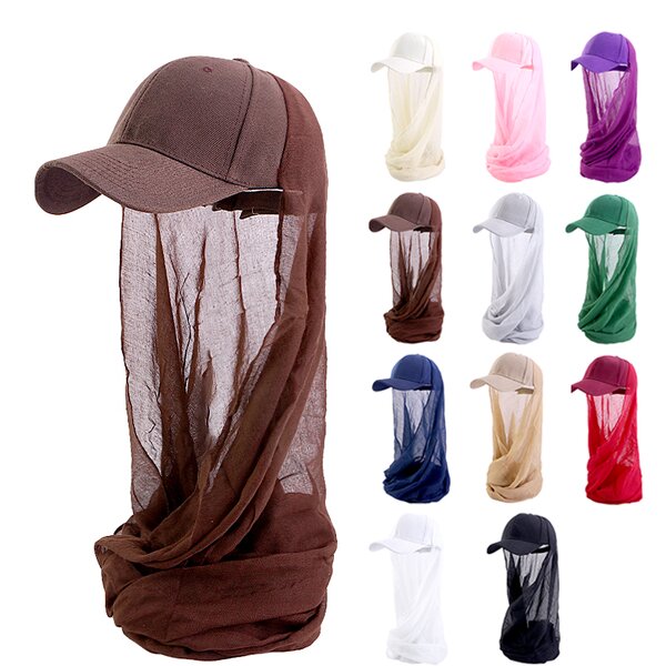 Sports Sun Hats Manufacturer - with Scarf Custom Fashion Women Beach Blocks