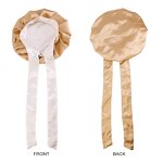 Hair Bonnet Manufacturer - Wholesale Satin Custom Logo Solid Color Sleep