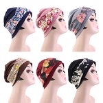 Muslim Hijab Supplier - Bohemian Scarf Head Covering Floral Twist Headband