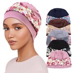 Muslim Hijab Supplier - Bohemian Scarf Head Covering Floral Twist Headband