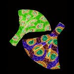Headband Supplier - Fashion Designer Two Pieces/Set African Pattern Print