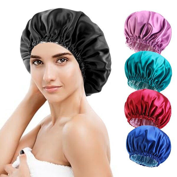 Satin Bonnets Manufacturer - Custom Logo Reversible Double Layer Night Sleep