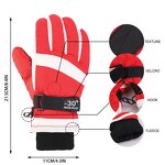 Winter Gloves Supplier - Kid's Boys Girl Fleece Non Slip Riding Hiking Ski