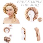 Satin Bonnets Supplier - Free Design Women Reversible Braiding for Night