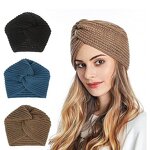 Knit Cap Manufacturer - Solid Color Plain Knitted Full Acrylic Thicker Warm