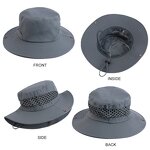Waterproof Bucket Hats Manufacturer - Unisex Wide Brim UPF 50+ Summer UV