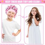 Hair Bonnet Supplier - Factory Vendor Kids Long Elastic Band Satin with Ties