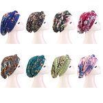 Head Wraps Factory - Hot Selling Printed Elastic Braid Ladies Turban Hat