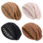 Hair Cover Bonnet Manufacturer - Cotton Mesh Slouchy Beanie for Night Sleeping
