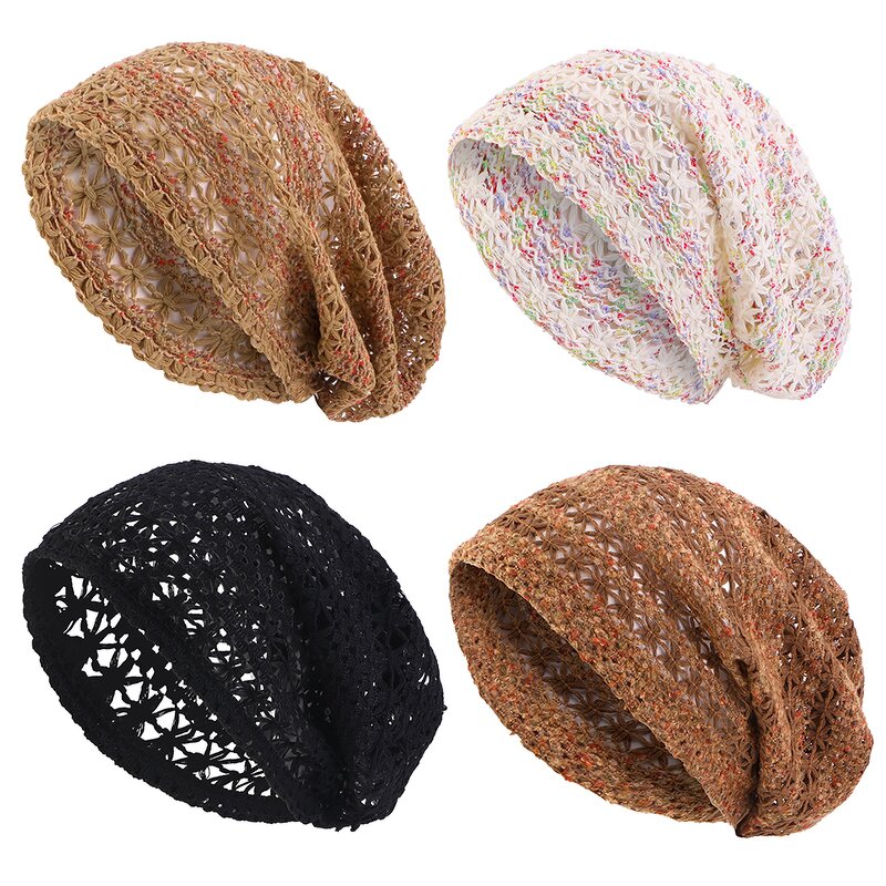 Hair Cover Bonnet Manufacturer - Cotton Mesh Slouchy Beanie for Night Sleeping