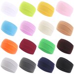 Sport Headband Supplier - Custom Logo Unisex Stretchy Yoga Make up Wide