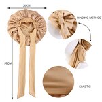 Sleep Bonnet Manufacturer - Custom Double Layer Beauty Hair Care Satin Silk