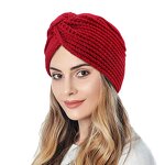 Knit Cap Manufacturer - Solid Color Plain Knitted Full Acrylic Thicker Warm