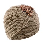 Winter Hat Supplier - Warm Knitted Soft Beanie Solid Color Pullover for Women