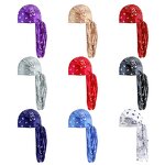 Durags Manufacturer - Custom Paisley Printed Extra Long-Tail Head Wraps