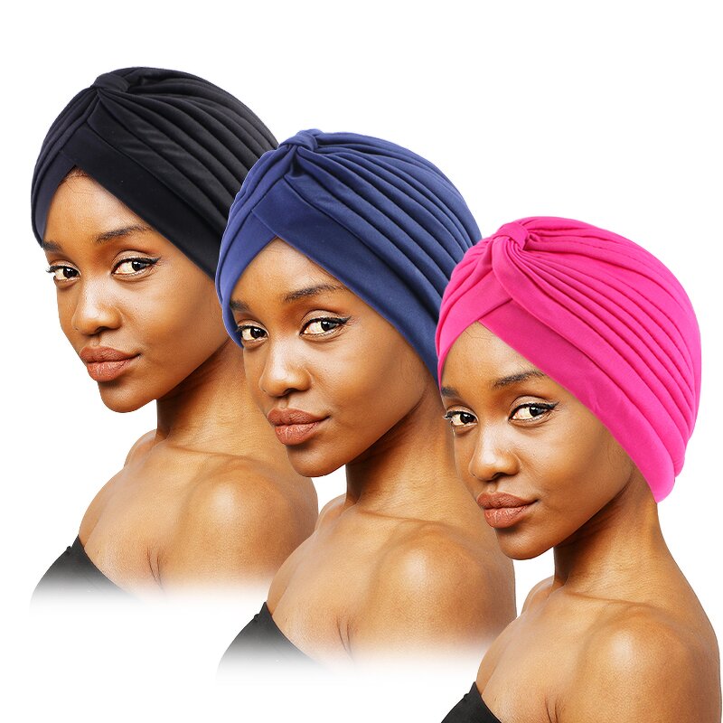 Twist Turban Manufacturer - Wholesale Three Pieces/Set Custom Logo Ladies