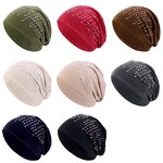 Beanie Hats Supplier - Rhinestone Slouchy Hip-Hop Caps Light Weight Soft